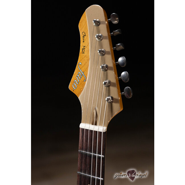 Fano MG6 Oltre Left-Handed Humbucker Guitar w/ Gigbag – Shoreline Gold