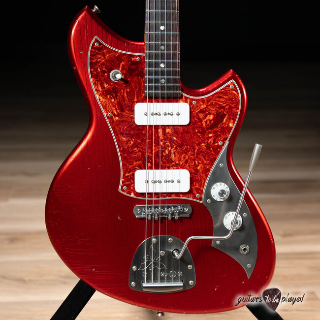 Novo Custom Serus J Guitar w/ Fralin P-90s – Candy Apple Red