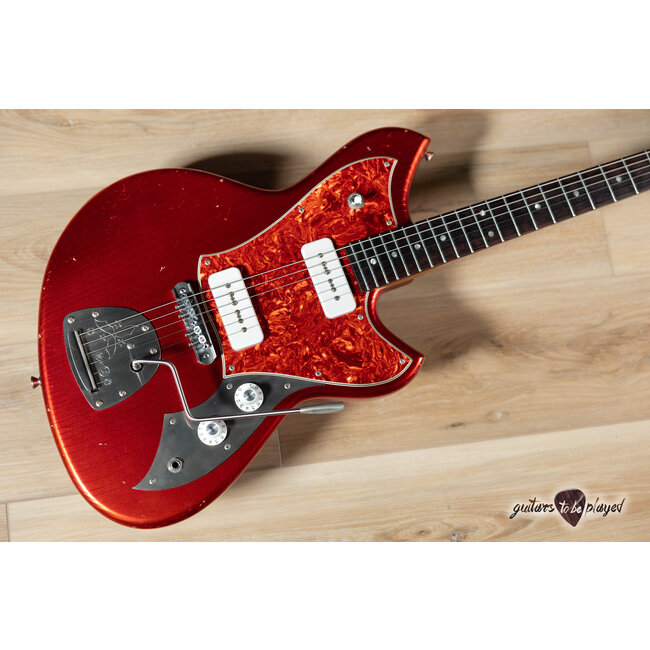Novo Custom Serus J Guitar w/ Fralin P-90s – Candy Apple Red
