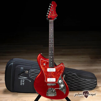 Novo Novo Custom Serus J Guitar w/ Fralin P-90s – Candy Apple Red