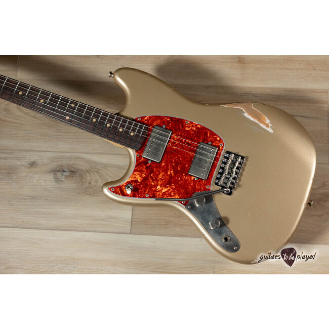 Fano MG6 Oltre Left-Handed Humbucker Guitar w/ Gigbag – Shoreline Gold