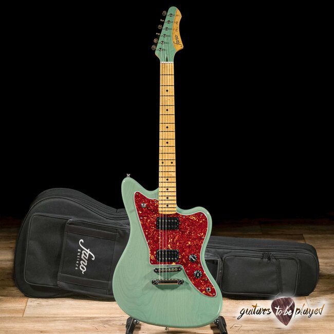 Fano JM6 Oltre Maple Neck Suhr SSV Humbucker Guitar w/ Gigbag – Seafoam Mary