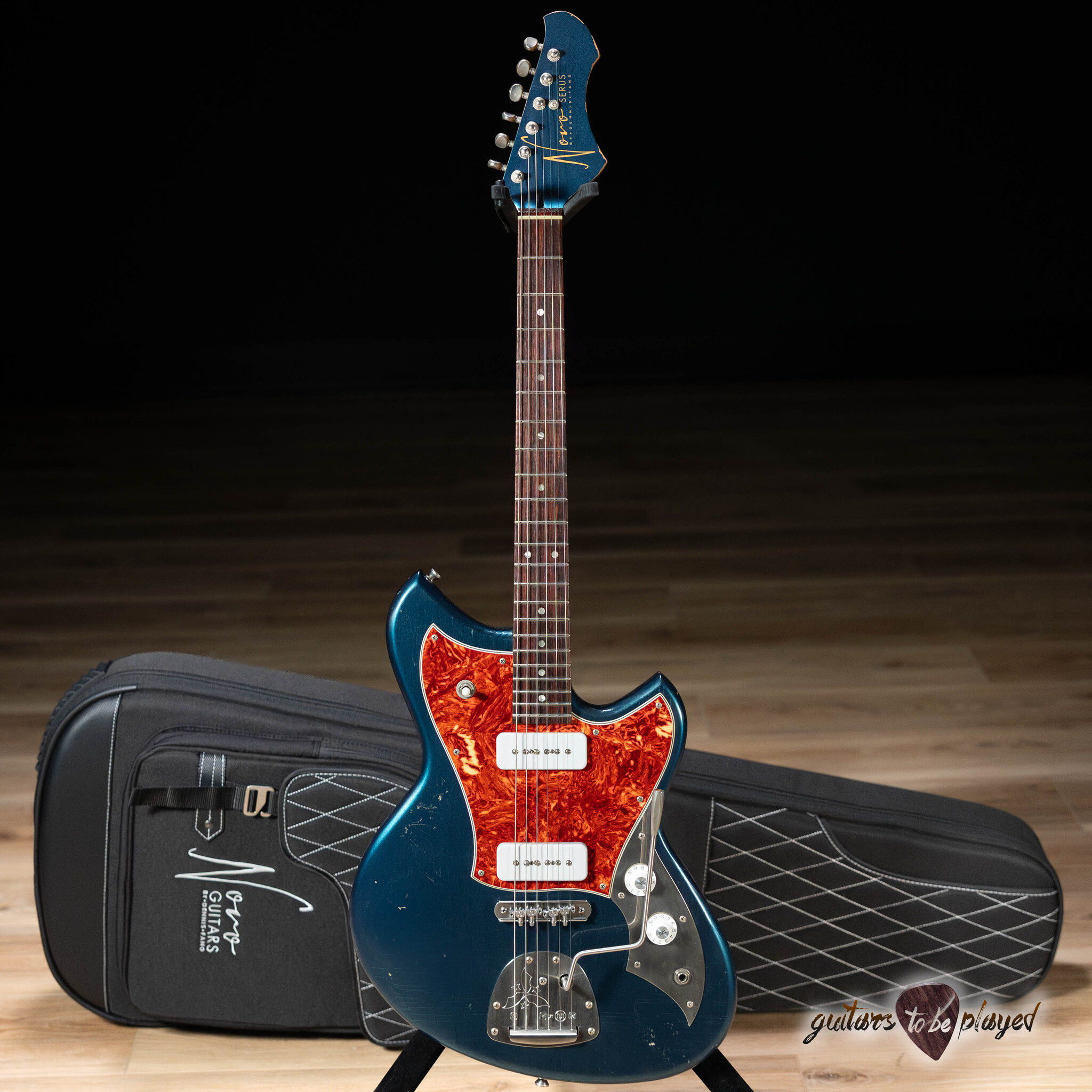 Novo Custom Serus J Guitar w/ Fralin P-90s – Lake Como Blue