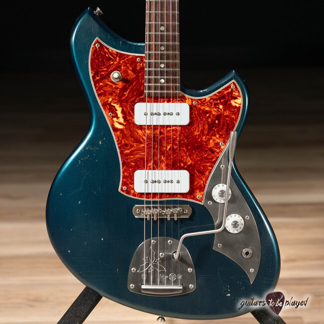 Novo Custom Serus J Guitar w/ Fralin P-90s – Lake Como Blue