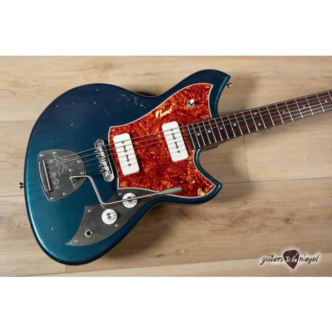 Novo Custom Serus J Guitar w/ Fralin P-90s – Lake Como Blue