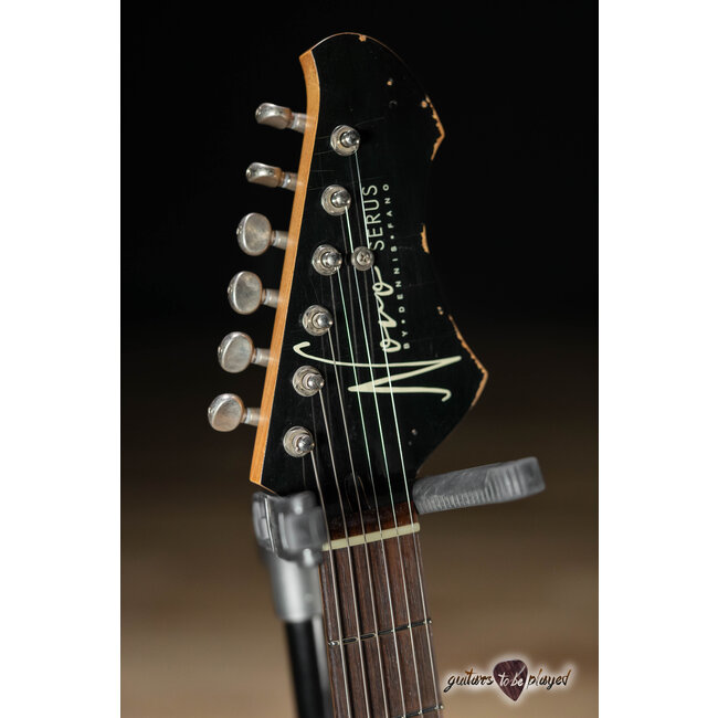 Novo Nucleus Serus J Guitar w/ Fralin P-90s – Bull Black