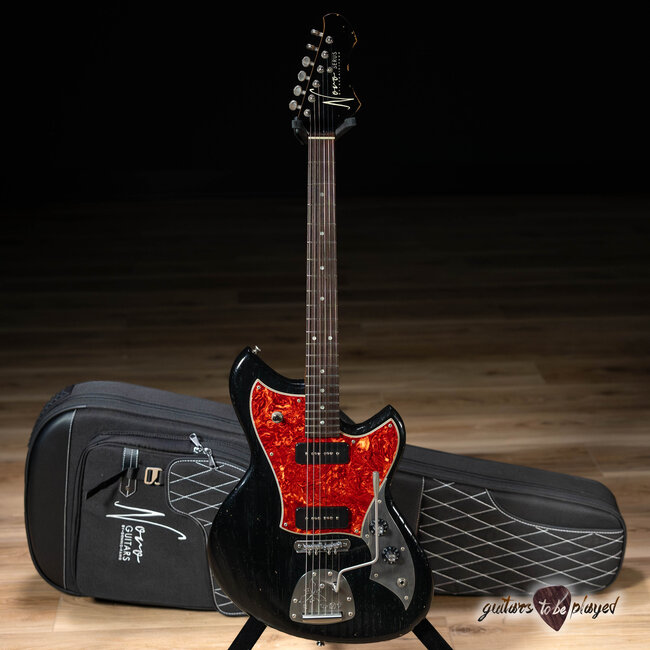 Novo Nucleus Serus J Guitar w/ Fralin P-90s – Bull Black