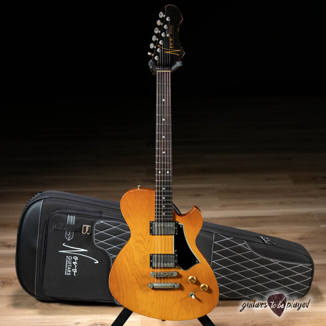 Novo Solus H2 Swamp Ash Guitar w/ Fralin Pure PAF's – Nicotine Blonde