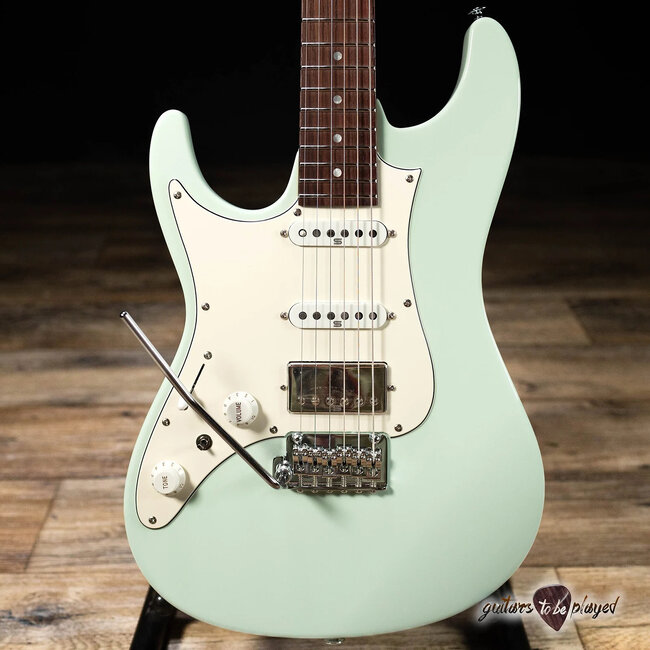 Ibanez AZ2204NWL Prestige HSS Left-Handed Guitar w/ Case – Mint Green