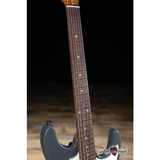 Ibanez AZ2204NW Prestige HSS Rosewood Fretboard Guitar w/ Case – Gray Metallic