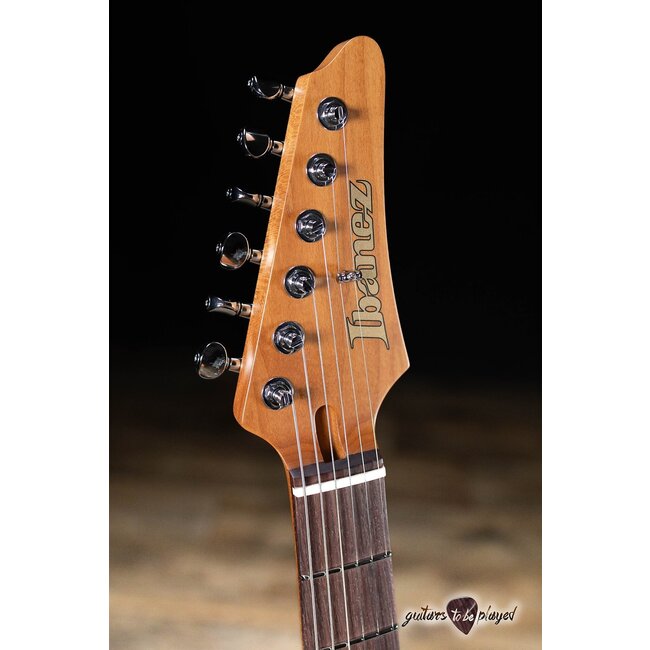 Ibanez AZ2204NW Prestige HSS Rosewood Fretboard Guitar w/ Case – Gray Metallic