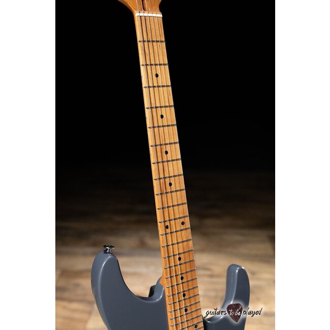 Ibanez AZ2402 Prestige HH Roasted Maple Neck Guitar w/ Case – Gray Metallic