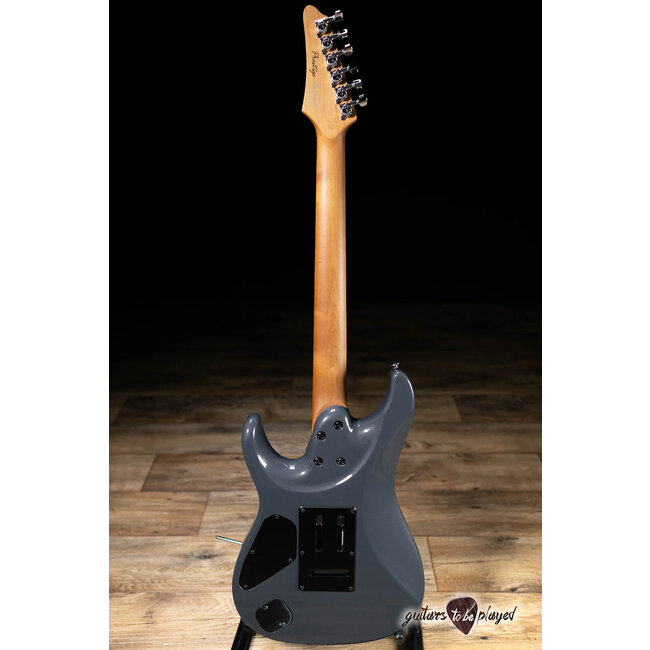 Ibanez AZ2402 Prestige HH Roasted Maple Neck Guitar w/ Case – Gray Metallic