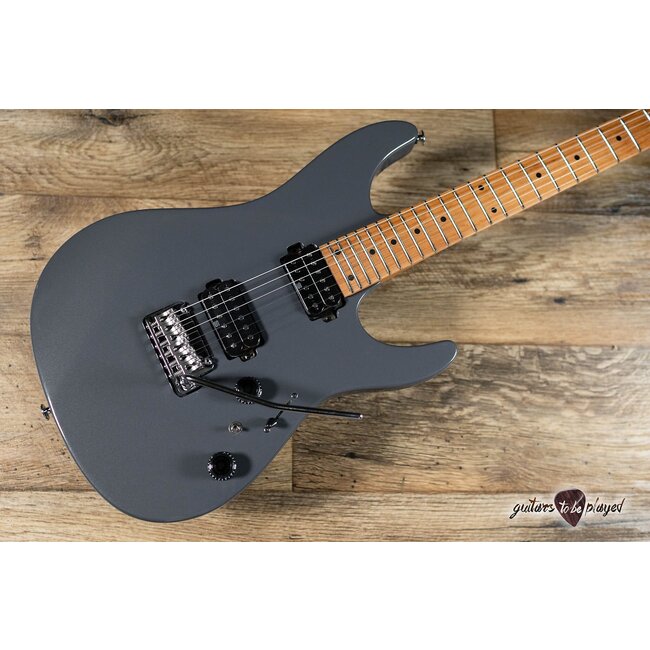 Ibanez AZ2402 Prestige HH Roasted Maple Neck Guitar w/ Case – Gray Metallic
