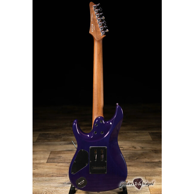 Ibanez AZ427P2QM Premium 7-String Guitar w/ Gigbag – Twilight Blue Burst