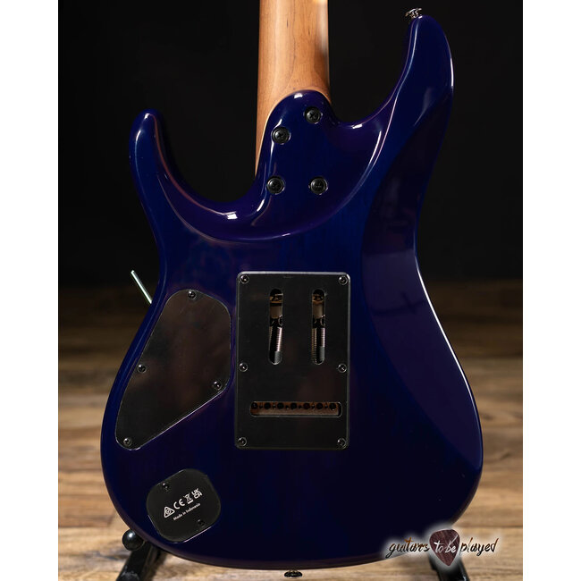 Ibanez AZ427P2QM Premium 7-String Guitar w/ Gigbag – Twilight Blue Burst