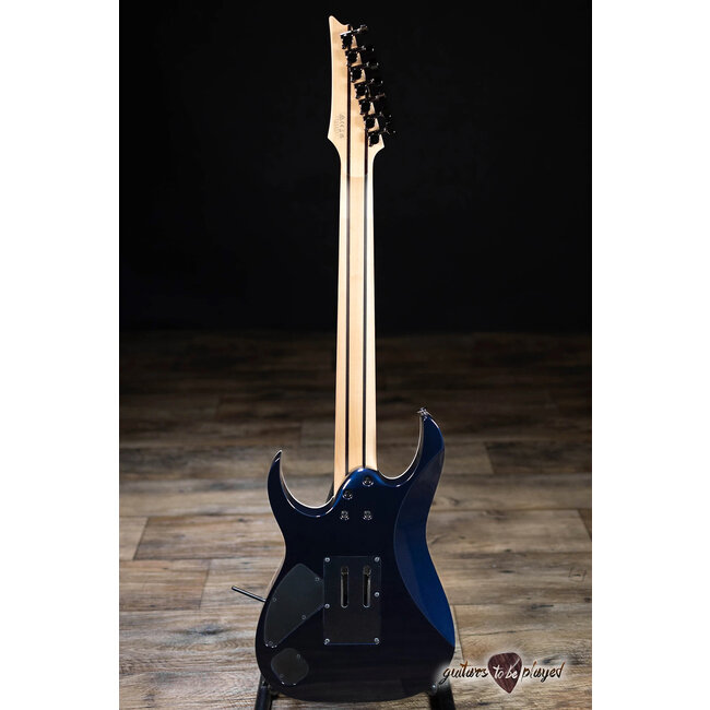 Ibanez RG2027XL Prestige 7-String 27” Scale Guitar w/ Case – Dark Tide Blue
