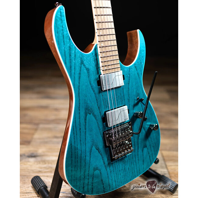 Ibanez RG5120M Prestige HH Fishman Fluence Guitar w/ Case – Frozen Ocean