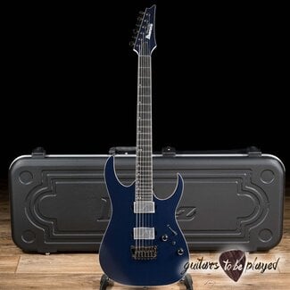 Ibanez Guitars Ibanez RG5121 Prestige HH Fishman Fluence Guitar w/ Case – Dark Tide Blue Flat