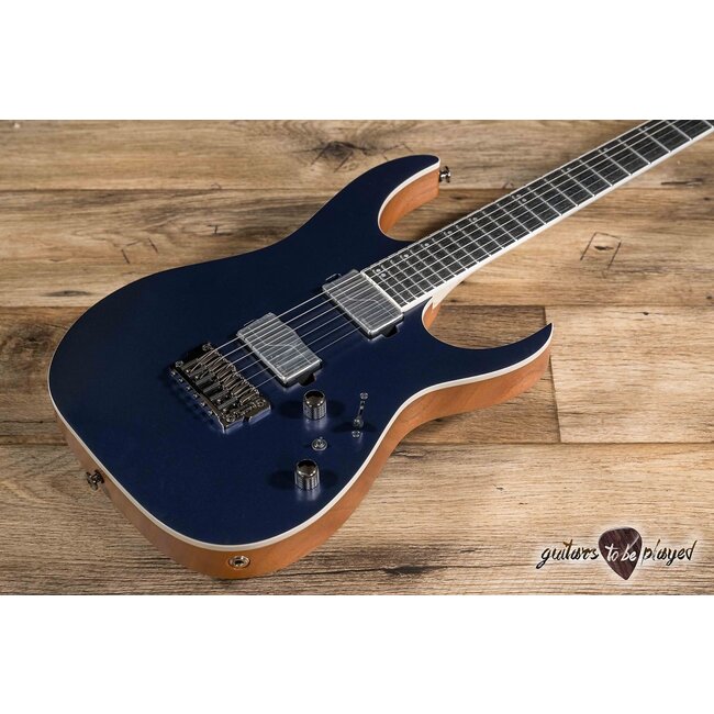 Ibanez RG5121 Prestige HH Fishman Fluence Guitar w/ Case – Dark Tide Blue Flat
