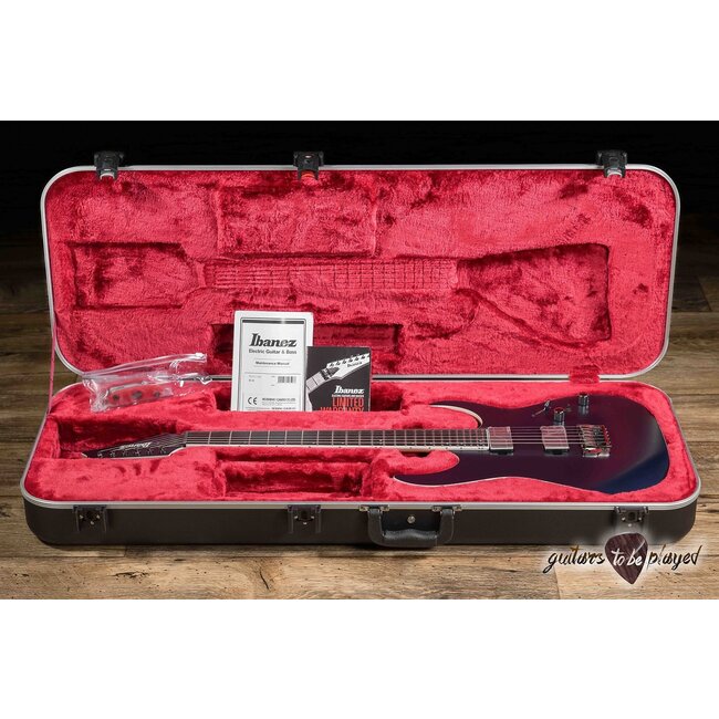 Ibanez RG5121 Prestige HH Fishman Fluence Guitar w/ Case – Dark Tide Blue Flat