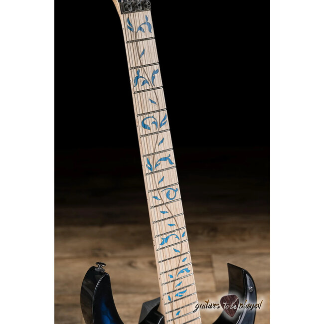Ibanez JEM77 Steve Vai Signature Guitar w/ Gigbag – Blue Floral Pattern