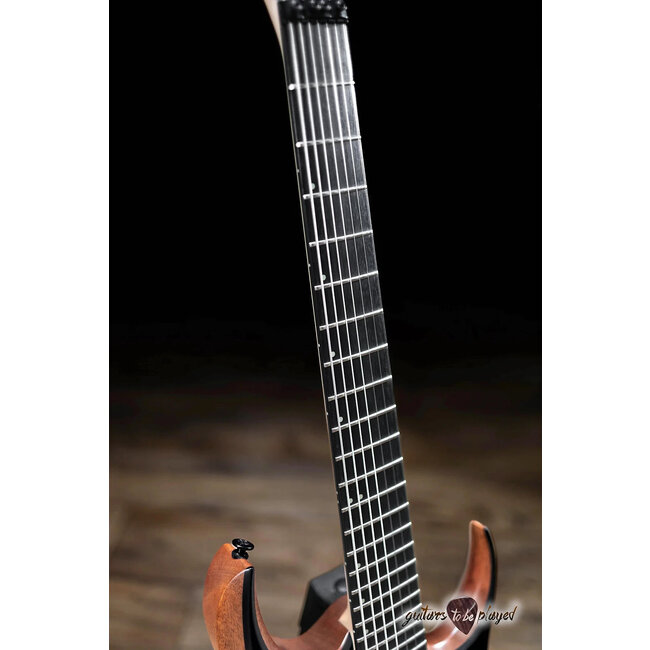 Ibanez RGDR4327 Prestige 7-String 26.5” Scale Guitar w/ Case – Natural Flat