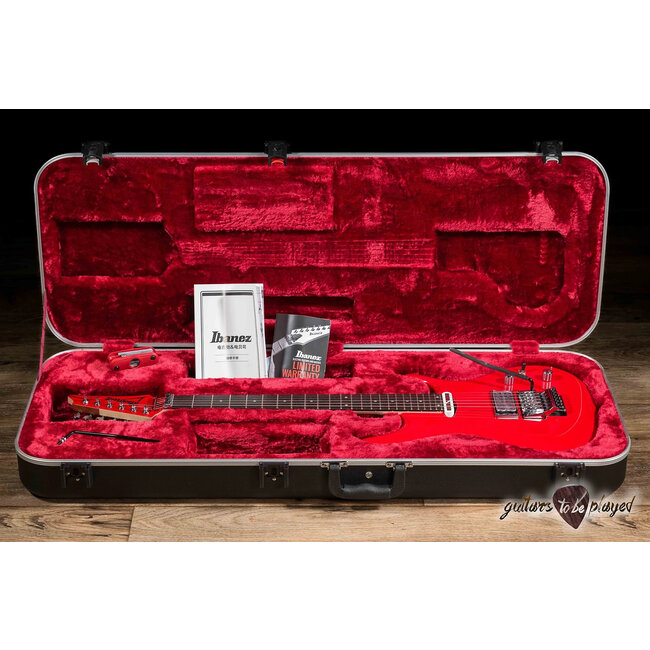 Ibanez JS2480 Joe Satriani Signature Sustainiac Guitar w/ Case – Muscle Car Red