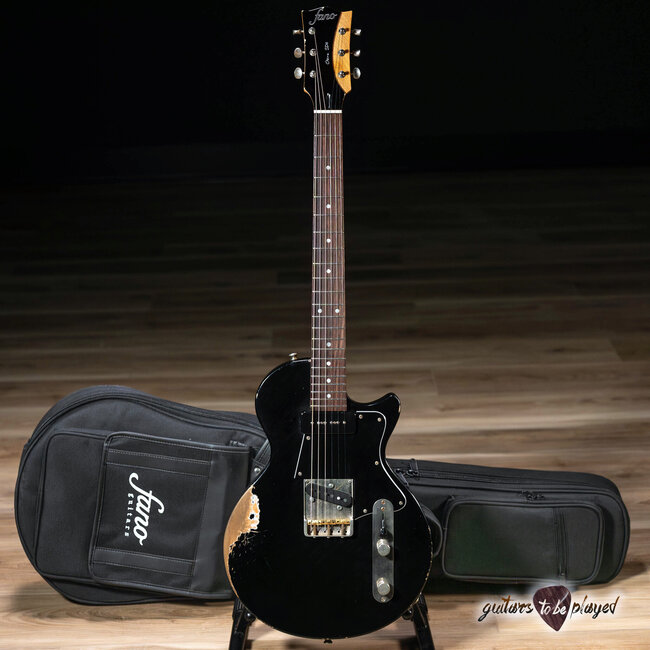 Fano SP6 Oltre P-90/T-Style Guitar w/ Gigbag – Bull Black
