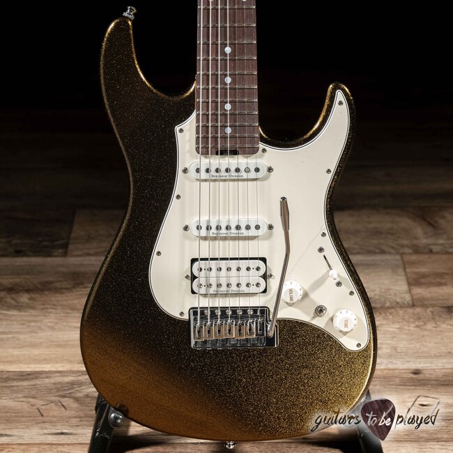 ESP Snapper-7-AL/R Original Series Japan 7-String Guitar w/ Case – Brass Black