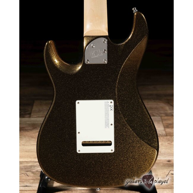 ESP Snapper-7-AL/R Original Series Japan 7-String Guitar w/ Case – Brass Black