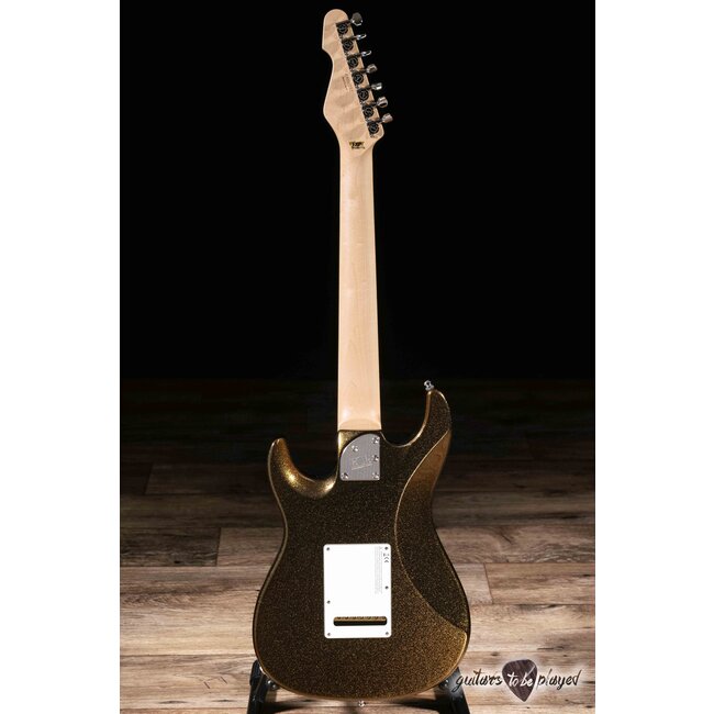 ESP Snapper-7-AL/R Original Series Japan 7-String Guitar w/ Case – Brass Black