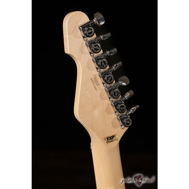 ESP Snapper-7-AL/R Original Series Japan 7-String Guitar w/ Case – Brass Black