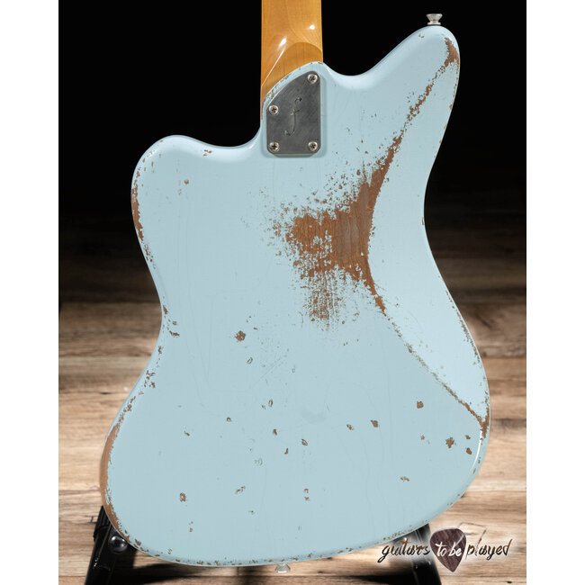 Fano JM6 Oltre Lollar OmniTron P-90 Guitar w/ Gigbag – Sonic Blue