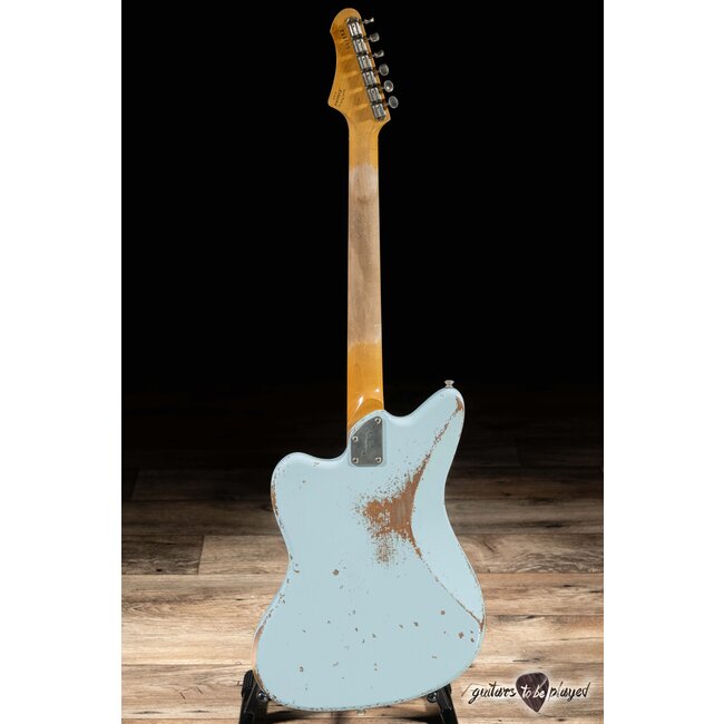 Fano JM6 Oltre Lollar OmniTron P-90 Guitar w/ Gigbag – Sonic Blue