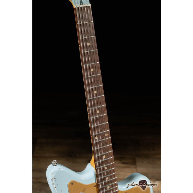 Fano JM6 Oltre Lollar OmniTron P-90 Guitar w/ Gigbag – Sonic Blue