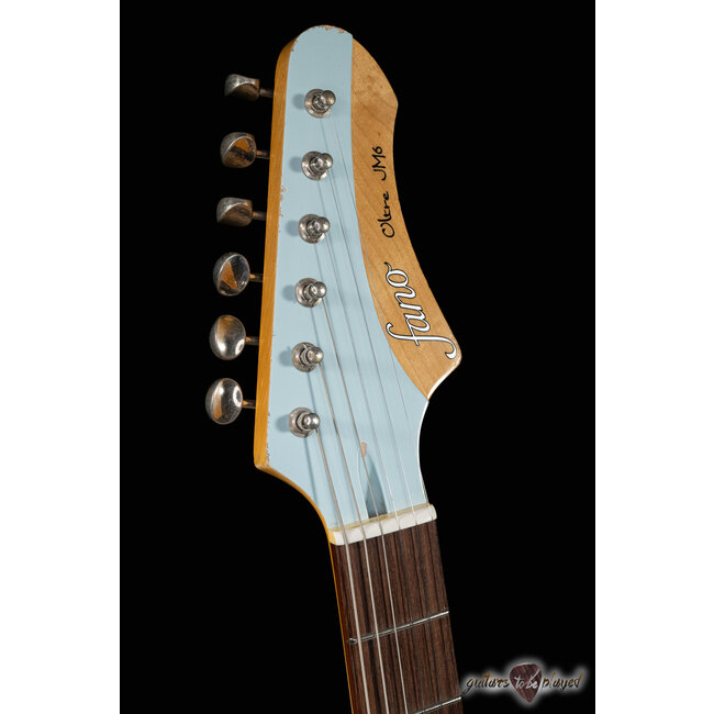 Fano JM6 Oltre Lollar OmniTron P-90 Guitar w/ Gigbag – Sonic Blue