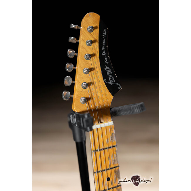 Fano MG6 Alt de Facto Lambertones Blondie/Crema Guitar w/ Case – Bull Black