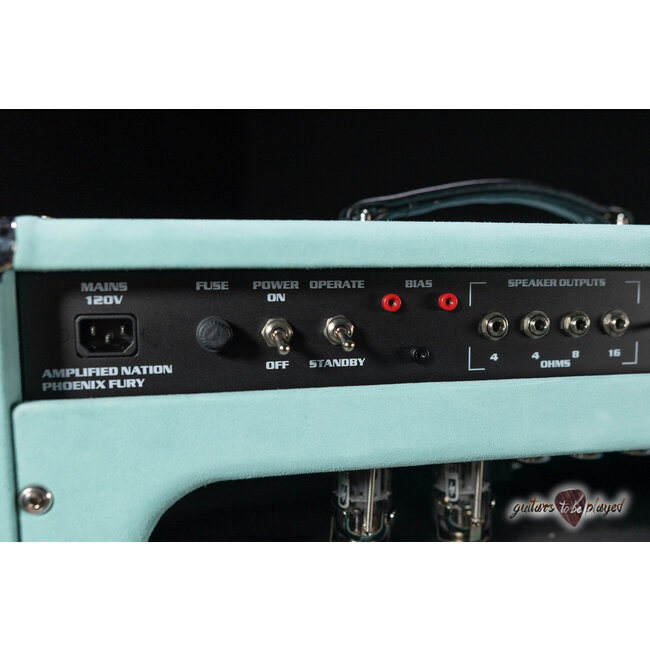 Amplified Nation Phoenix Fury 50W Head & 112 Cab – Mint Suede