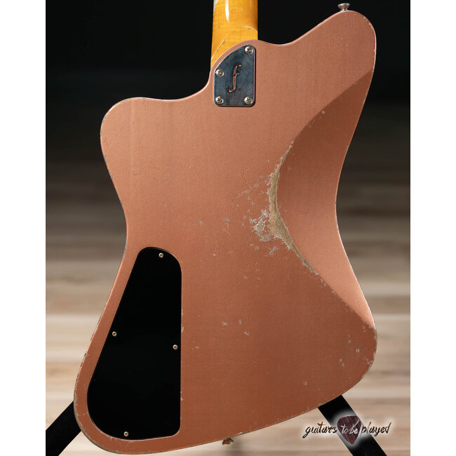 Fano PX6 Oltre Lollar Imperial Guitar w/ Gigbag – Copper Metallic