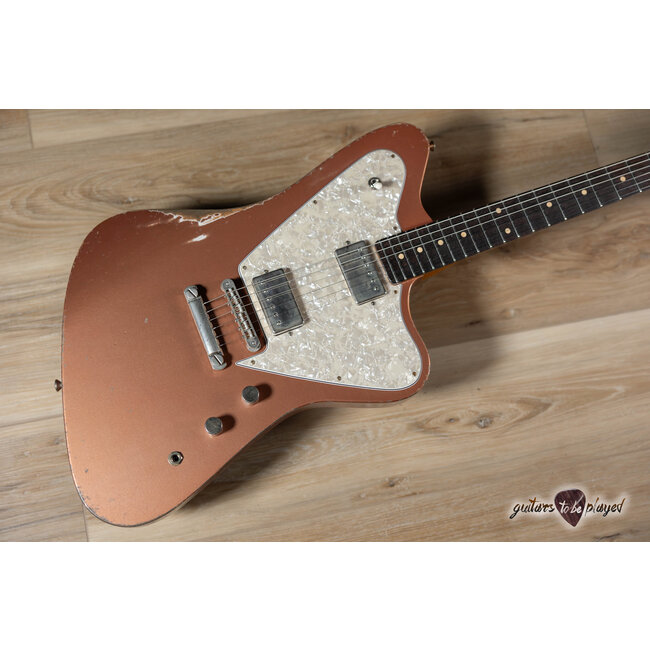 Fano PX6 Oltre Lollar Imperial Guitar w/ Gigbag – Copper Metallic