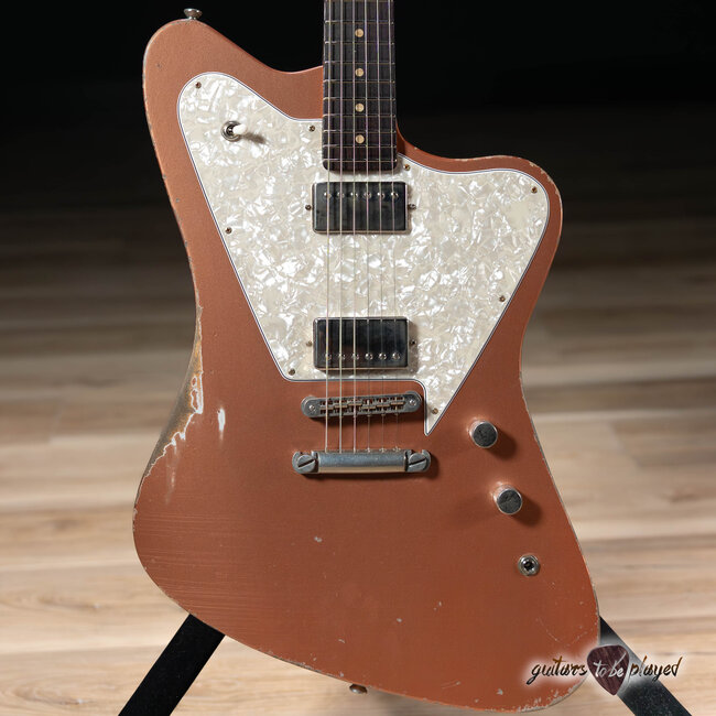 Fano PX6 Oltre Lollar Imperial Guitar w/ Gigbag – Copper Metallic