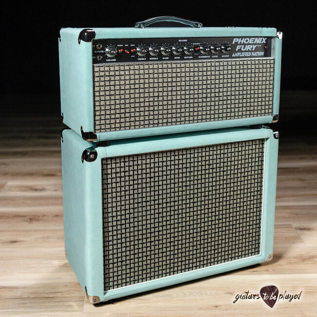 Amplified Nation Phoenix Fury 50W Head & 112 Cab – Mint Suede