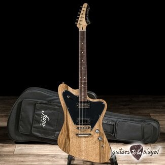 Fano Guitars Fano PX6 Alt de Facto Black Limba Set Neck Mini Humbucker Guitar w/ Case