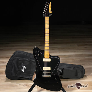 Fano Guitars Fano PX6 Oltre Maple Neck P-90 Guitar w/ Gigbag – Bull Black