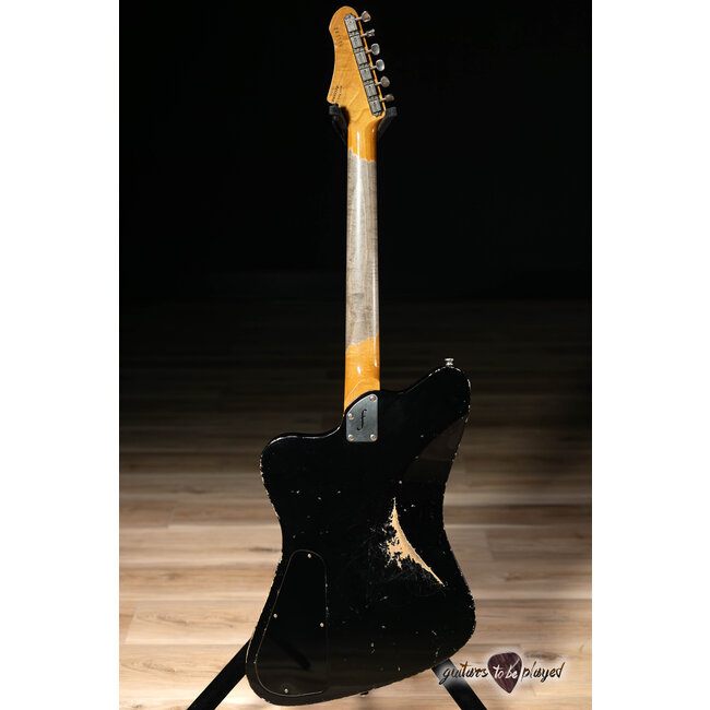 Fano PX6 Oltre Maple Neck P-90 Guitar w/ Gigbag – Bull Black