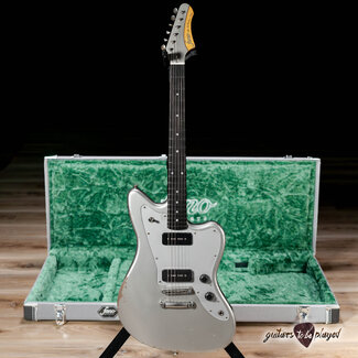 Fano Guitars Fano JM6 Alt de Facto Lambertones Ristrettos & Ebony FB w/ Case – Inca Silver