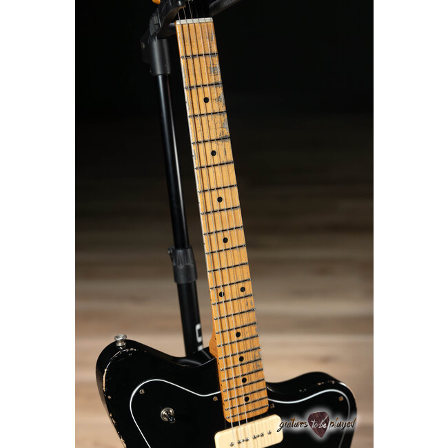 Fano PX6 Oltre Maple Neck P-90 Guitar w/ Gigbag – Bull Black