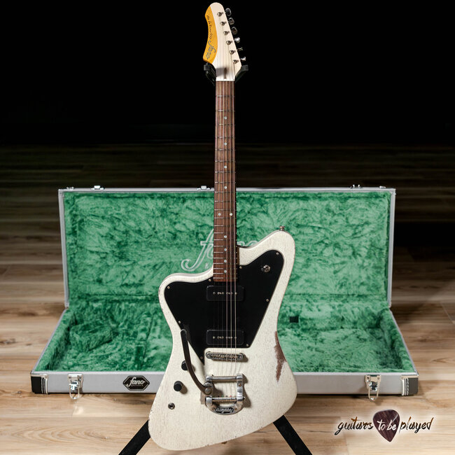 Fano PX6 Alt de Facto Lollar P-90 Left-Handed Guitar w/ Bigsby –Driftwood