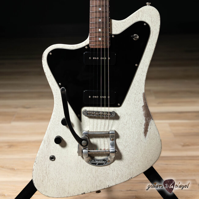 Fano PX6 Alt de Facto Lollar P-90 Left-Handed Guitar w/ Bigsby –Driftwood